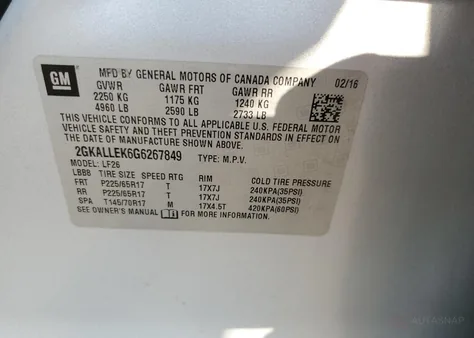 2GKALLEK6G6267849
